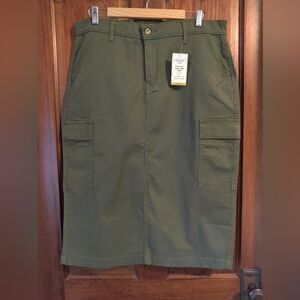 Signature by Levi Strauss Olive Maxi Skirt